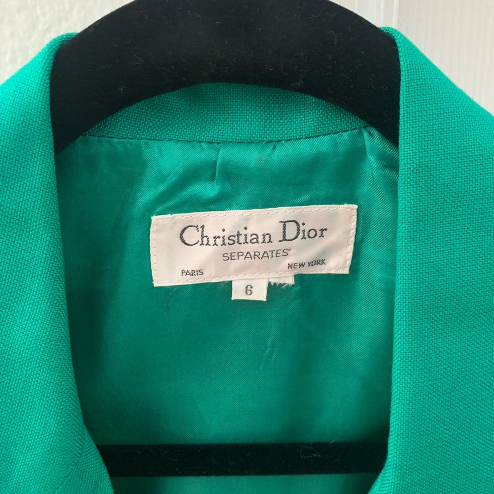 Dior vintage green jacket